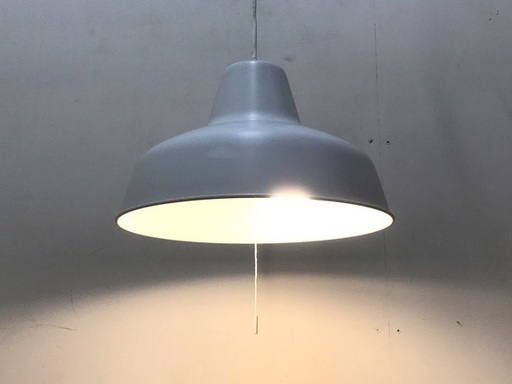 無印良品 廃盤品　2灯タイプ LEDペンダントライト グレー（コイズミ照明） 北欧モダン風 スチール製