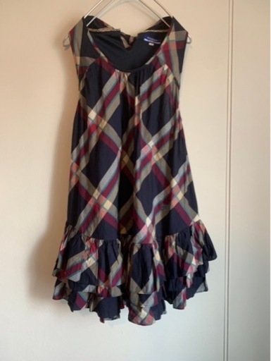 BURBERRY BLUE LABEL ノースリーブ ワンピース 36 S相当