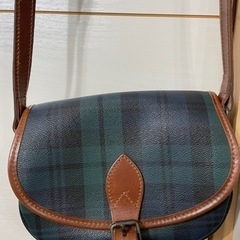ポロ　ラルフローレン　ブラックウォッチ　ショルダーバッグの画像