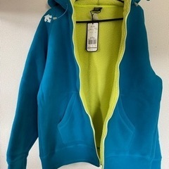 フリースパーカー（青）（DESCENTE）【値下げ交渉可】の画像