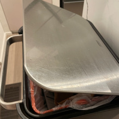 Joseph Joseph ゴミ箱　クラッシュボックス ステンレス 30L 圧縮機能 の画像