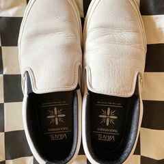 VANS VAULT×TAKA HAYASHI Slip-On マシュマロ×ブラックの画像