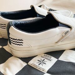 VANS VAULT×TAKA HAYASHI Slip-On マシュマロ×ブラックの画像