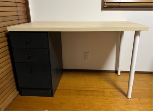 IKEA デスク+ブラックチェストセット⭐️受渡者決定⭐️