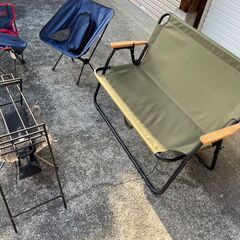 ブランドキャンプ用品７点セット 5点収納袋あり 綺麗【ベットは一か所破損あり※写真５枚目】詳細あり 中古品の画像