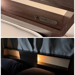 ニトリ　ダブルベッドの画像