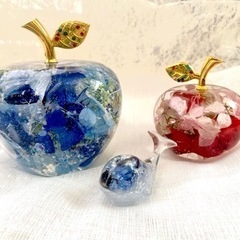 西船橋最寄り教室⭐️ガラスのリンゴハーバリウム作り🍎の画像
