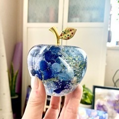 西船橋最寄り教室⭐️ガラスのリンゴハーバリウム作り🍎の画像
