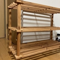 ［決まりました］ウッド　シェルフ　棚　　の画像