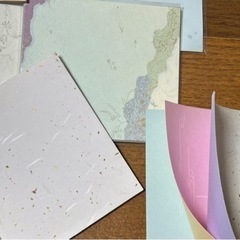 筆ペン字、習字用品、短冊、色紙の画像