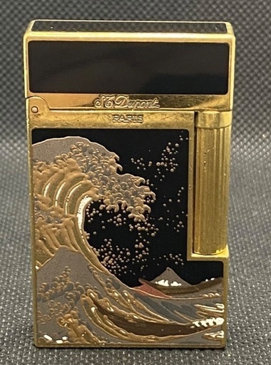 デュポンライン2富嶽三十六景波間の富士蒔絵シールではないです。オーバーホール済み