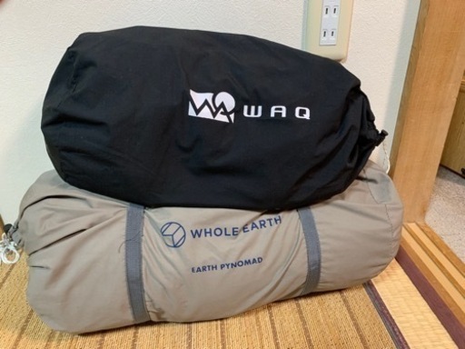 ホールアース TC二股ポールテント+WAQフロントウォール