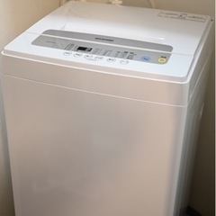 美品★ 2021年製 アイリスオーヤマ縦型洗濯機 IAW-T502E 5.0キロ ホワイトの画像