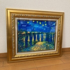 【レプリカ】ゴッホ ローヌ川の星月夜