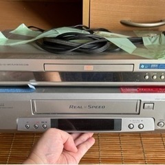 終了　ビデオデッキ　DVDプレーヤー　無料　ジャンク