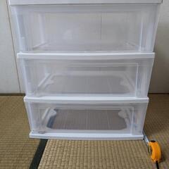 【お取引中】3段収納ケースの画像