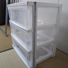 【お取引中】3段収納ケースの画像