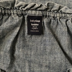 〈GAP〉デニムワンピース3Tの画像