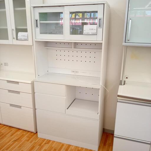 ★ジモティ割あり★ レンジボード　ホワイト　クリーニング済　YJ2281