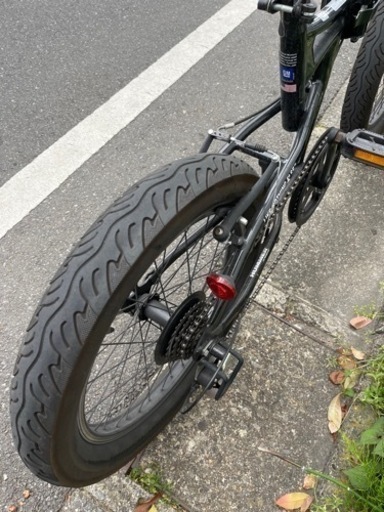 自転車 折りたたみ自転車FDB206FAT-BIKE ブラック