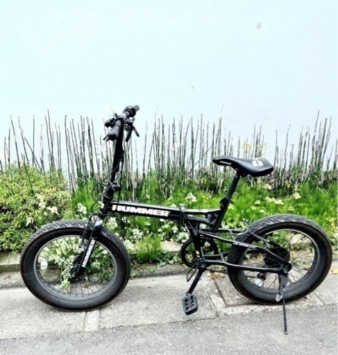 自転車 折りたたみ自転車FDB206FAT-BIKE ブラック