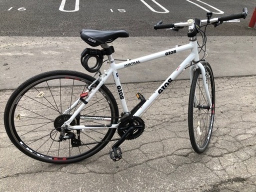 登録解除済 GIOS ジオス MISTRAL ミストラル ホワイト SHIMANO 3×8s 24速 通勤・通学用 街乗り クロスバイ
