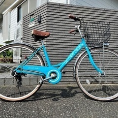 点検済みラスト1台中古自転車新品リング錠27インチオートライト変速機 