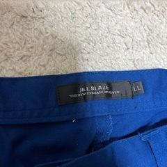 メンズ スキニーパンツ ブルーの画像