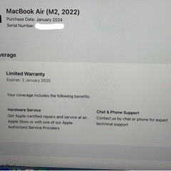 MacBook Air M2 パソコンの画像