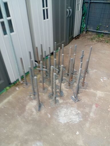 ジャッキベース固定ロング30個