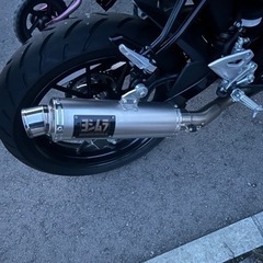 決まりました。GSX-S125 ヨシムラマフラー　マッドブラックの画像