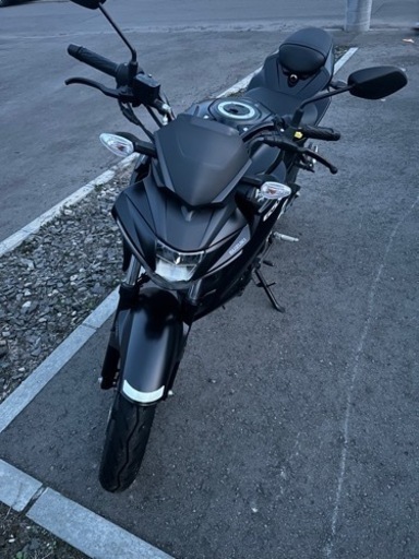 決まりました。GSX-S125 ヨシムラマフラー　マッドブラック