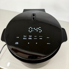 ②【超美品‼️】ロカボ 2022年製 5合炊き 糖質カット炊飯器 炊飯ジャー 液晶タッチパネル ブラック♪ の画像
