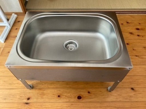 低床　ステンレスシンク①　ガーデンシンク　キッチンカー