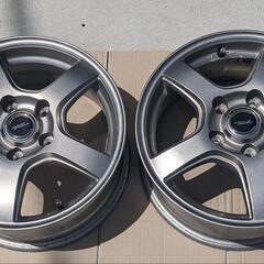 15インチアルミホイール4本セットpcd114.3の画像