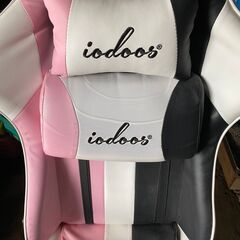 ゲーミングチェア　iodoos　ピンク　※店舗商品の画像