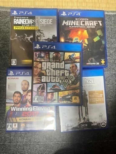 PS4 ソフト　5つセット