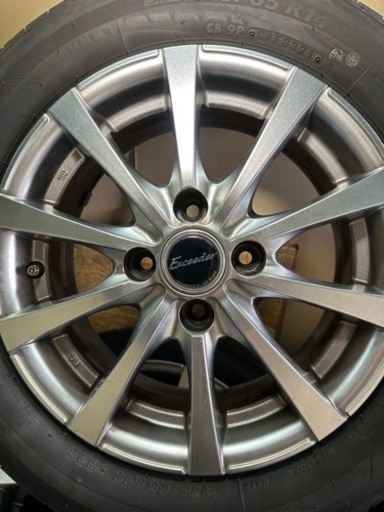 Exceeder 14インチ　夏タイヤホイール4本セット