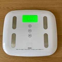 【取引中】体脂肪計 dretec BS-238WTの画像