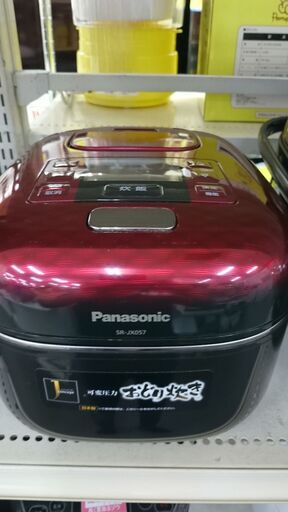 （2024.6.14　お買い上げありがとうございます。）パナソニック　可変圧力IH炊飯器3合　２０１７年製　SR-JX057　単身　高く買取るゾウ八幡東店