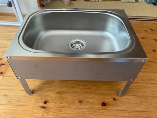 低床　ステンレスシンク②　ガーデンシンク　キッチンカー