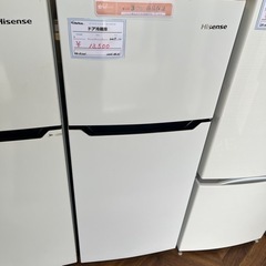 00036 Hisense ２ドア冷蔵庫 2019年製 家電 キッチン家電 冷蔵庫