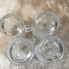 4個　持ち手付きグラス　コップ　生活雑貨 食器 コップ、グラスの画像