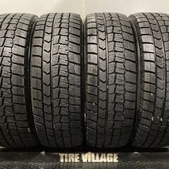 DUNLOP WINTER MAXX WM02 195/65R15 15インチ スタッドレス 4本 19年製 バリ溝 アリオン ストリーム等　(MTE562) クレジットカード QRコード決済可能