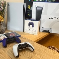 PS5 セット　コントローラーx2 ソフトx2 すぐ遊べます