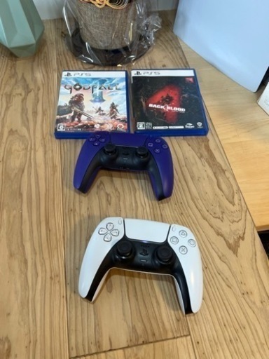 PS5 セット　コントローラーx2 ソフトx2 すぐ遊べます