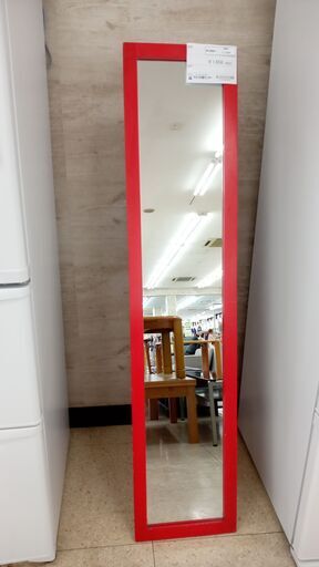 ★ジモティ割あり★  姿見 赤 H×D×W クリーニング済み TJ5363
