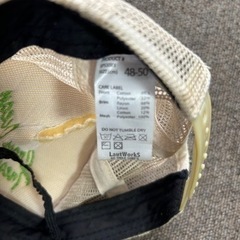 48〜50cm子ども用キャップ　帽子（中古）の画像