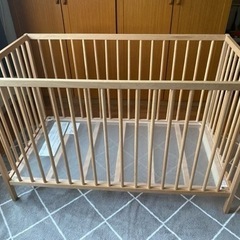 IKEA ベビーベッド スニーグラルの中古が安い！激安で譲ります