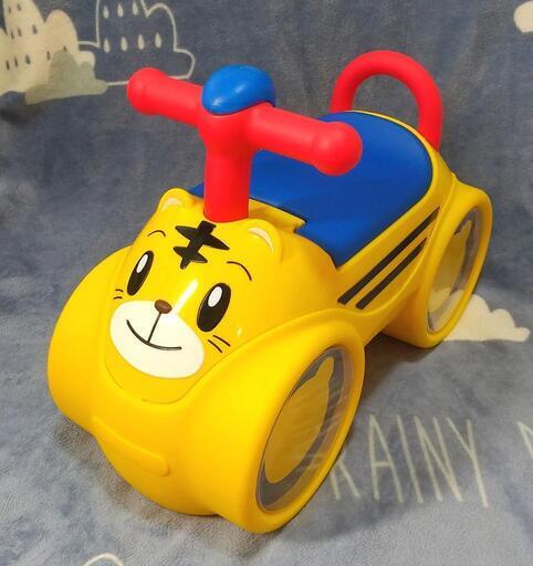 【ｵﾏｹ有】美品 しまじろうカー 子供用乗用玩具 こどもちゃれんじ ベネッセ